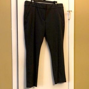 Ann Taylor loft petites black and white pants